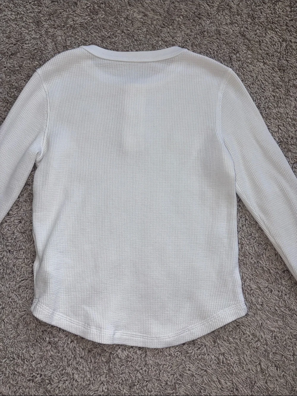 Old Navy white waffle